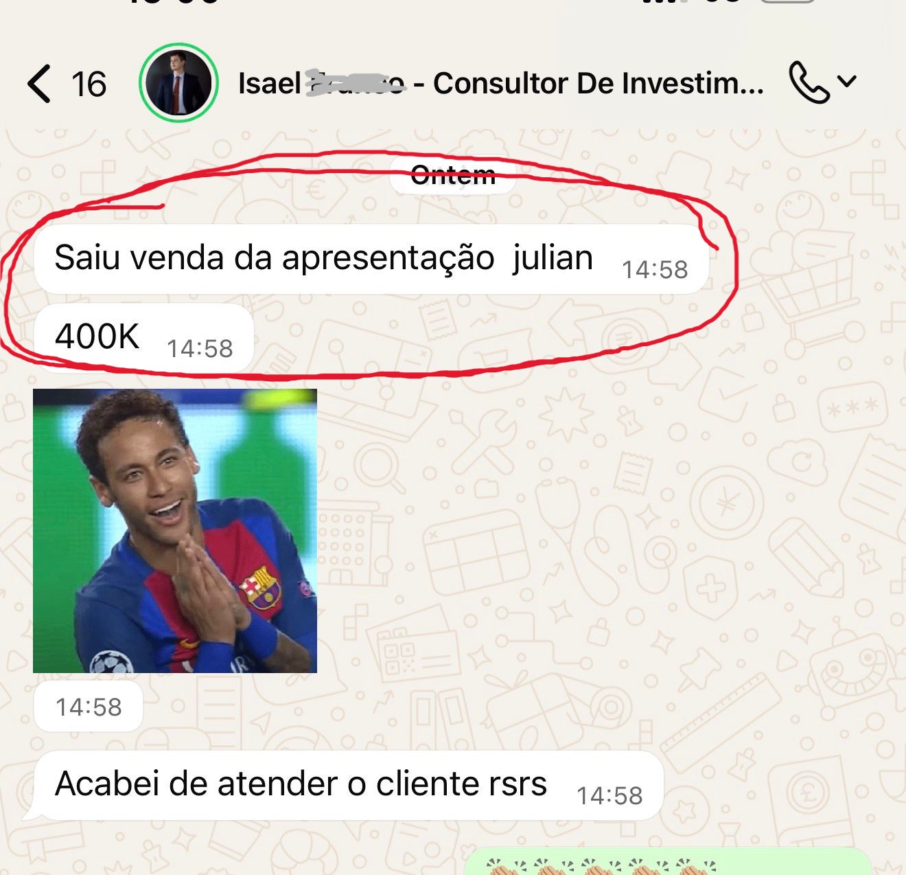 Aluno — depoimento